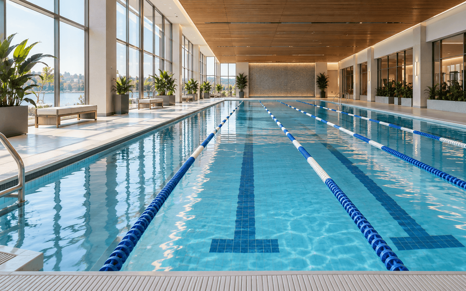Swimming booking area at AIS Sport